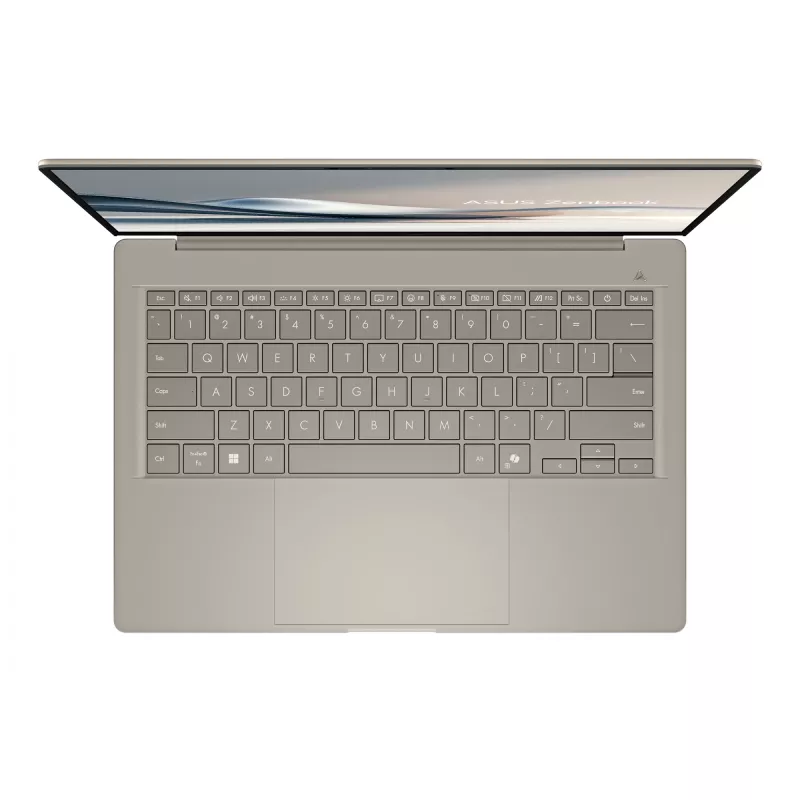 ASUS Zenbook A14 UX3407QA-QD202W Copilot+ PC Snapdragon X1-26-100 Laptop 35,6 cm (14 Zoll) WUXGA 16 GB LPDDR5x-SDRAM 512 GB SSD Wi-Fi 6E (802.11ax) Windows 11 Home Beige