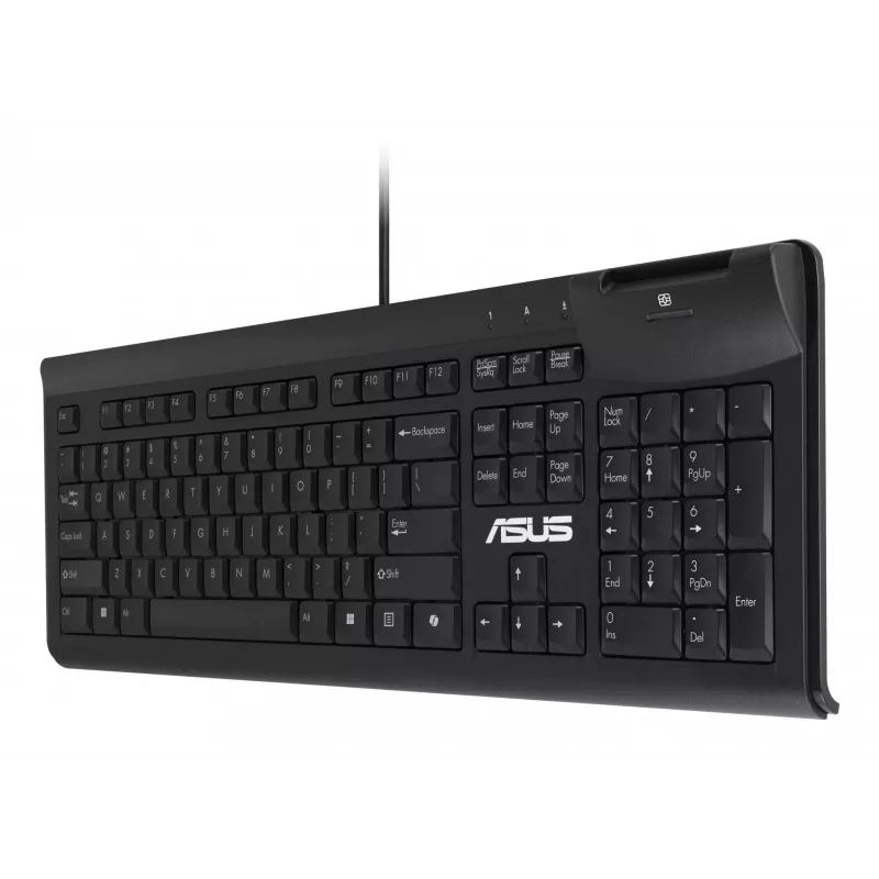 ASUS Smart Card KU100 Tastatur für Zuhause/Büro USB Schwarz