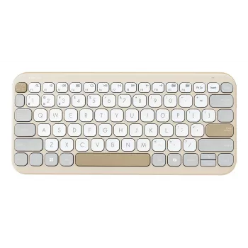 Wireless Bluetooth Keyboard ASUS Marshmallow KW100 — US International Layout, Oat Milk