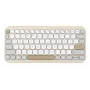 Wireless Bluetooth Keyboard ASUS Marshmallow KW100 — US International Layout, Oat Milk