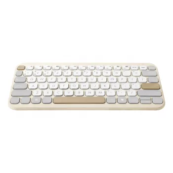 Wireless Bluetooth Keyboard ASUS Marshmallow KW100 — US International Layout, Oat Milk