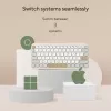 Wireless Bluetooth Keyboard ASUS Marshmallow KW100 — US International Layout, Oat Milk
