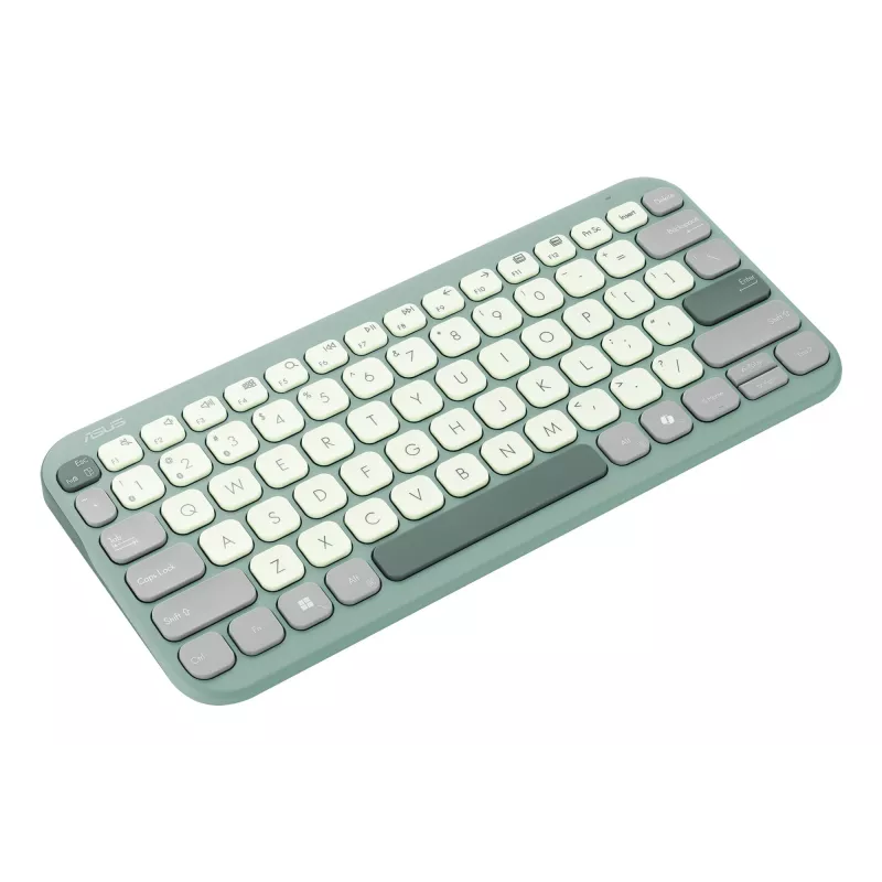 Wireless Bluetooth Keyboard ASUS Marshmallow KW100 — US International Layout, kompaktes Design
