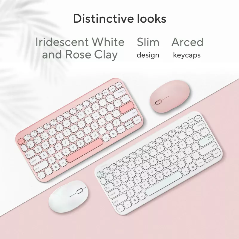 Wireless Bluetooth Keyboard ASUS Marshmallow KW100 — US International Layout, kompaktes Design