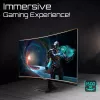 GIGABYTE GS27QCA 27 Zoll QHD Curved Gaming-Monitor – 2560 x 1440, 180 Hz, 1 ms, 250 cd/m², FreeSync, HDR Ready, HDMI 2.0, DisplayPort 1.4