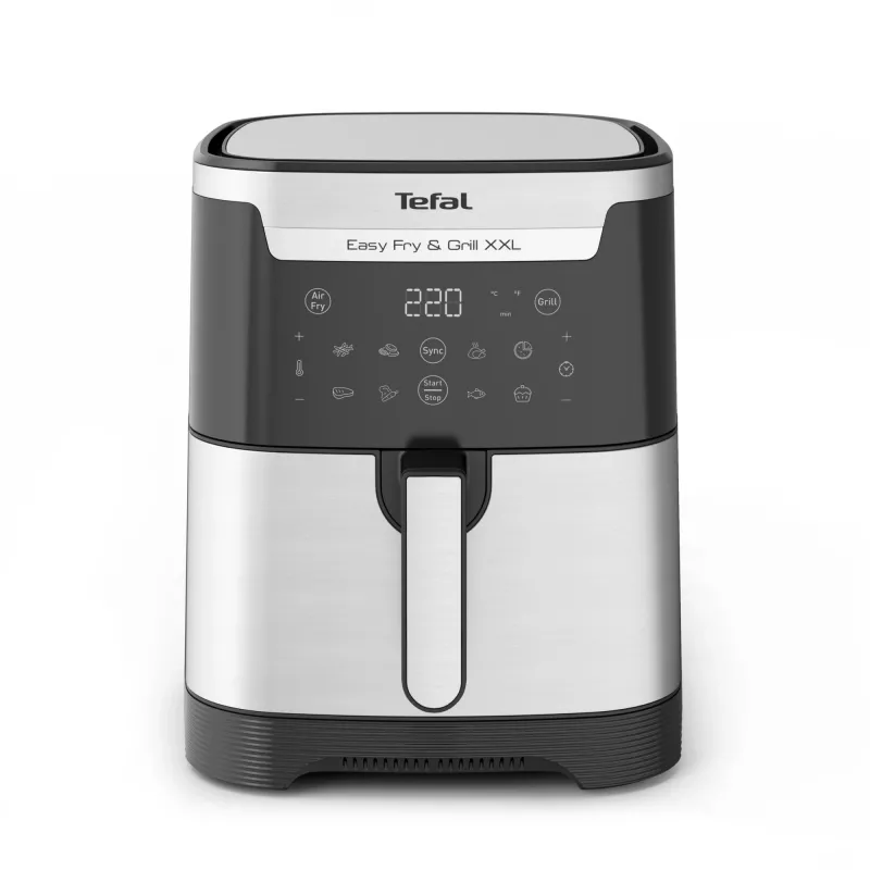 Tefal Easy Fry & Grill EY801D 6,5 L Standgerät 1650 W Heißluftfritteuse Edelstahl