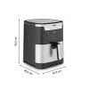 Tefal Easy Fry & Grill EY801D 6,5 L Standgerät 1650 W Heißluftfritteuse Edelstahl