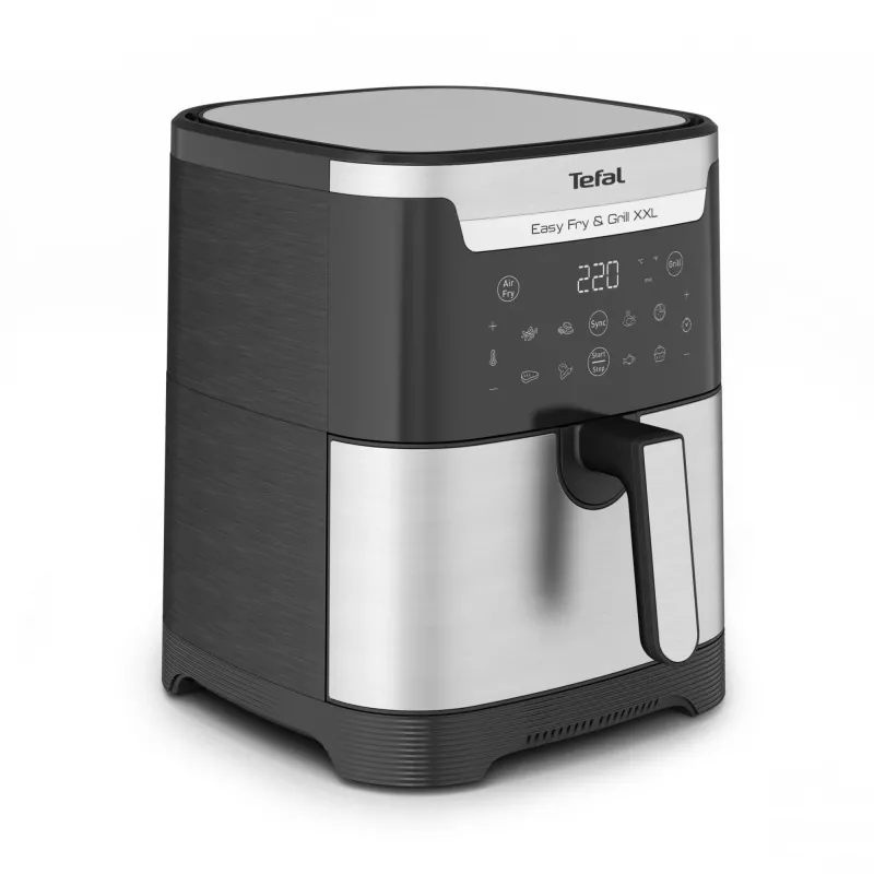 Tefal Easy Fry & Grill EY801D 6,5 L Standgerät 1650 W Heißluftfritteuse Edelstahl