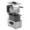 Fritteuse Tristar FR-9334 – einzelne 3 L Kapazität, 2000 W, Drehregler, silber