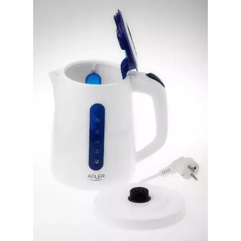 Wasserkocher Adler 1,7 L 2200 W Blau Weiß