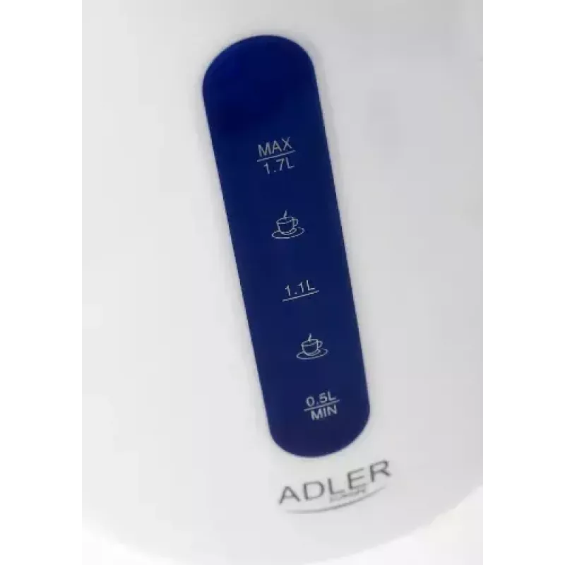 Wasserkocher Adler 1,7 L 2200 W Blau Weiß
