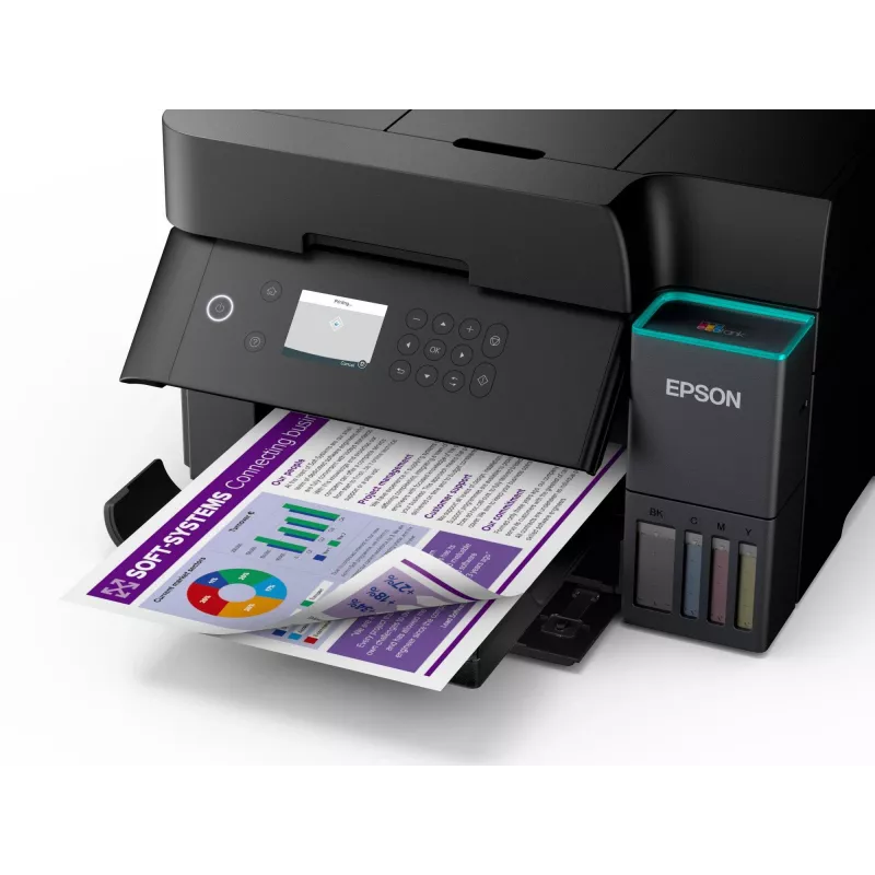 Multifunktions-Tintenstrahldrucker Epson EcoTank L6370 — Farbe, A4, 4800x1200 DPI, Wi‑Fi, Ethernet
