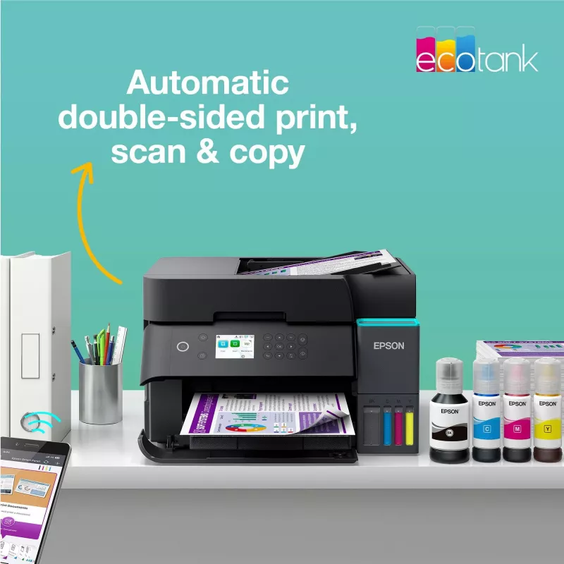 Multifunktions-Tintenstrahldrucker Epson EcoTank L6370 — Farbe, A4, 4800x1200 DPI, Wi‑Fi, Ethernet