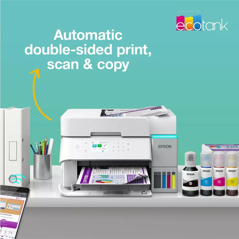 Multifunktions-Tintenstrahldrucker Epson EcoTank L6376 — Farbe, A4, 4800 x 1200 DPI, 35 ppm, Wi‑Fi, Ethernet, Duplex