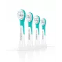 Sonicare For Kids Ersatzbürstenköpfe Philips HX6034/90 — 4er-Pack, blau/weiß, Austausch alle 3 Monate