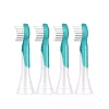 Sonicare For Kids Ersatzbürstenköpfe Philips HX6034/90 — 4er-Pack, blau/weiß, Austausch alle 3 Monate