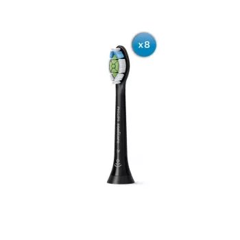Aufsteckbürsten Philips Optimal White HX6068/88 8er-Pack Schwarz