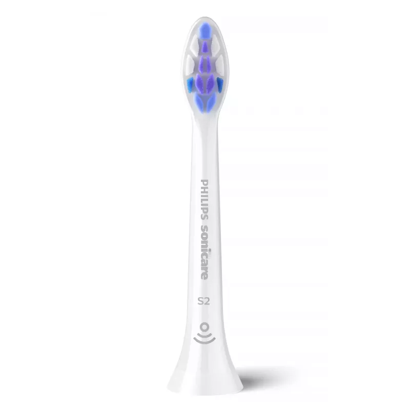 Aufsteckbürsten Philips HX6052/87 Sensitive 2er-Pack, extra weiche Borsten, Weiß