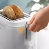 Philips 3000 series Toaster, 2 Scheiben, Weiß, Metall, Tasten, Drehregler, 900 W, 220-240 V