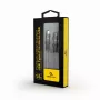 GEMBIRD Premium Baumwoll-geflochtenes USB Type-C zu micro-USB Lade- und Datenkabel, 1.5 m - Grau