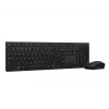 Lenovo 4X31R64351 Tastatur Maus inklusive Office RF Wireless + Bluetooth US Englisch Schwarz