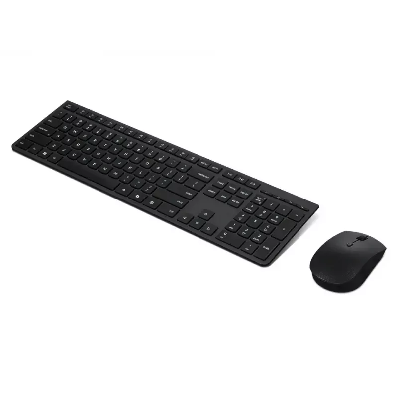 Lenovo 4X31R64351 Tastatur Maus inklusive Office RF Wireless + Bluetooth US Englisch Schwarz