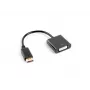 LANBERG Video-Kabel-Adapter DisplayPort DVI-D 0,1 m Schwarz