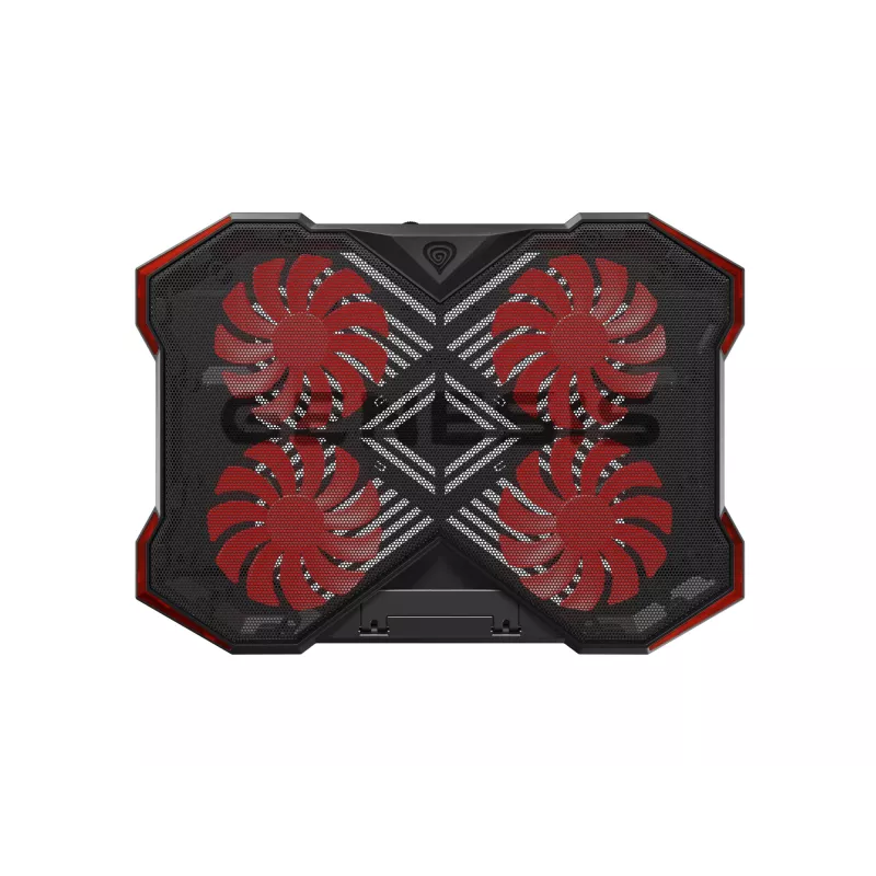 GENESIS Oxid 260 Laptop-Kühlpad 43,9 cm (17,3 Zoll) 1010 U/min Schwarz, Rot