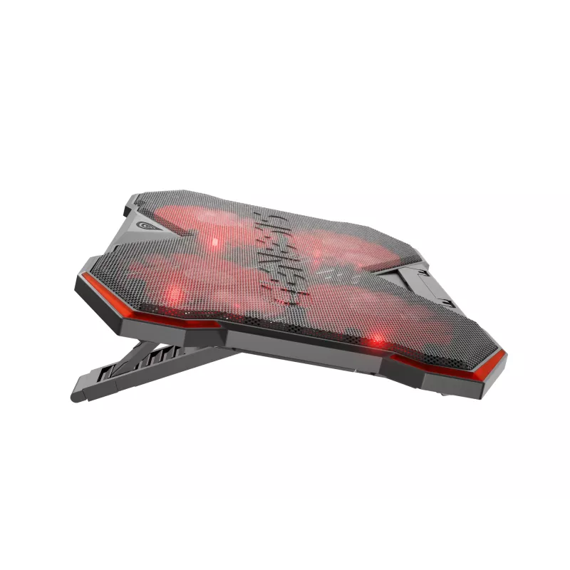 GENESIS Oxid 260 Laptop-Kühlpad 43,9 cm (17,3 Zoll) 1010 U/min Schwarz, Rot