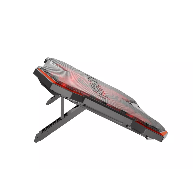 GENESIS Oxid 260 Laptop-Kühlpad 43,9 cm (17,3 Zoll) 1010 U/min Schwarz, Rot