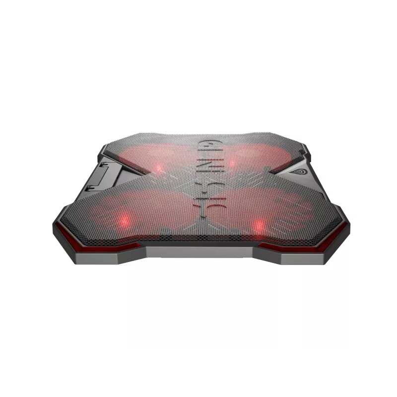 GENESIS Oxid 260 Laptop-Kühlpad 43,9 cm (17,3 Zoll) 1010 U/min Schwarz, Rot