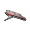 GENESIS Oxid 260 Laptop-Kühlpad 43,9 cm (17,3 Zoll) 1010 U/min Schwarz, Rot