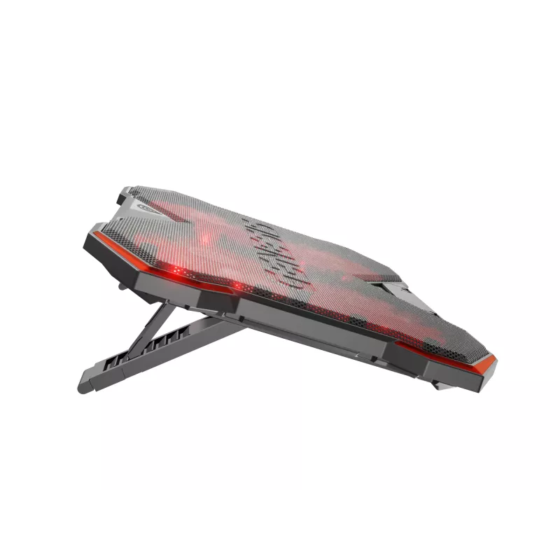 GENESIS Oxid 260 Laptop-Kühlpad 43,9 cm (17,3 Zoll) 1010 U/min Schwarz, Rot