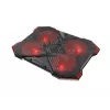 GENESIS Oxid 260 Laptop-Kühlpad 43,9 cm (17,3 Zoll) 1010 U/min Schwarz, Rot