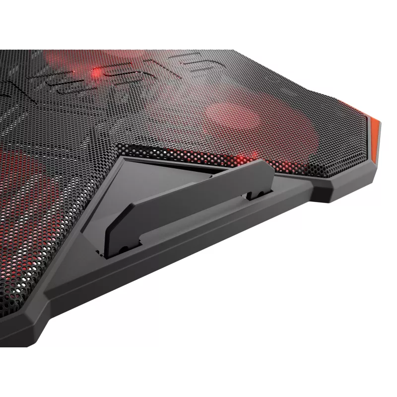 GENESIS Oxid 260 Laptop-Kühlpad 43,9 cm (17,3 Zoll) 1010 U/min Schwarz, Rot