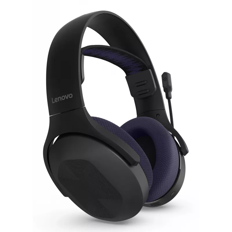 Lenovo Legion H410 Kopfhörer Kabellos Kopfband Gaming USB Typ-C Bluetooth Schwarz, Lila