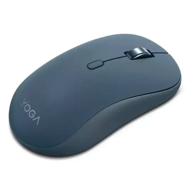 Kabellose beidhändige optische Bluetooth Maus Lenovo Yoga – 4000 dpi, 8 Tasten, Scrollrad, batteriebetrieben, teal