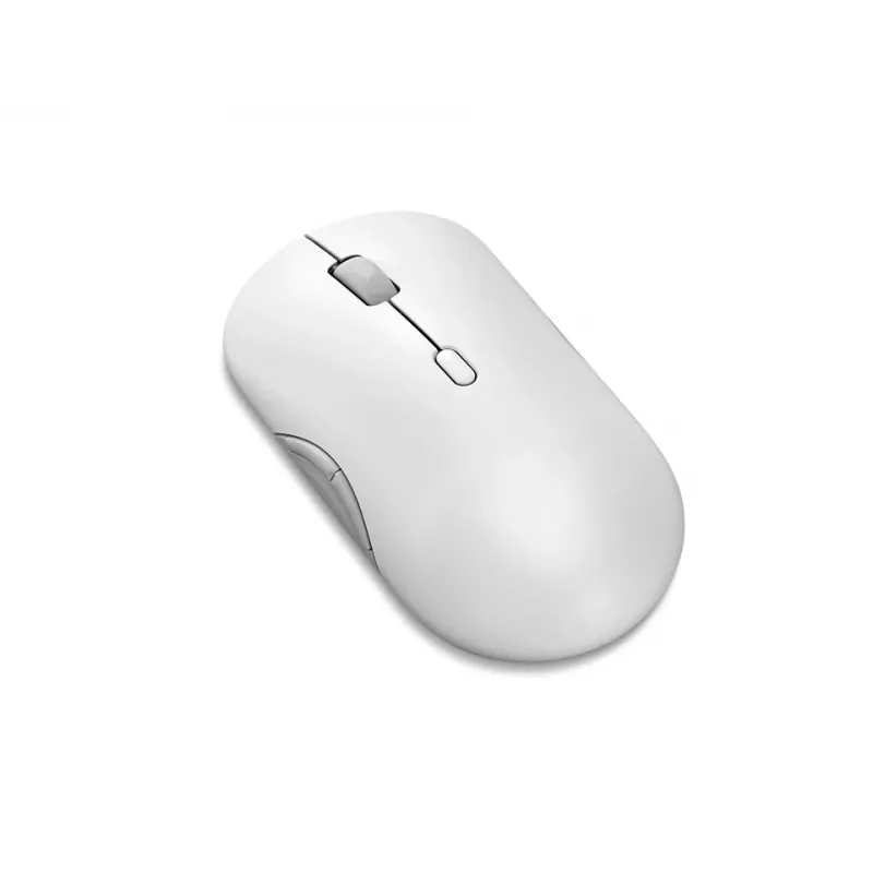 Kabellose leise Maus Lenovo 700 Multi-Device, ambidextrisch, optisch, 4000 DPI, RF + Bluetooth, 8 Tasten, weiß