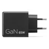 Ladegerät für Mobilgeräte Lenovo G0A6065BEU — Universelles AC-Ladegerät für den Innenbereich, 2× USB-C, 100–240 V, 1,5 m Kabel, Schwarz