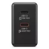 Ladegerät für Mobilgeräte Lenovo G0A6065BEU — Universelles AC-Ladegerät für den Innenbereich, 2× USB-C, 100–240 V, 1,5 m Kabel, Schwarz