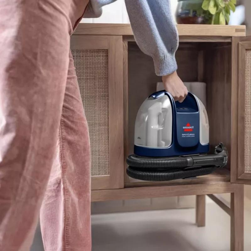 Bissell SpotClean Mini kabelloses Teppichreinigungsgerät Handgerät Schwarz, Blau