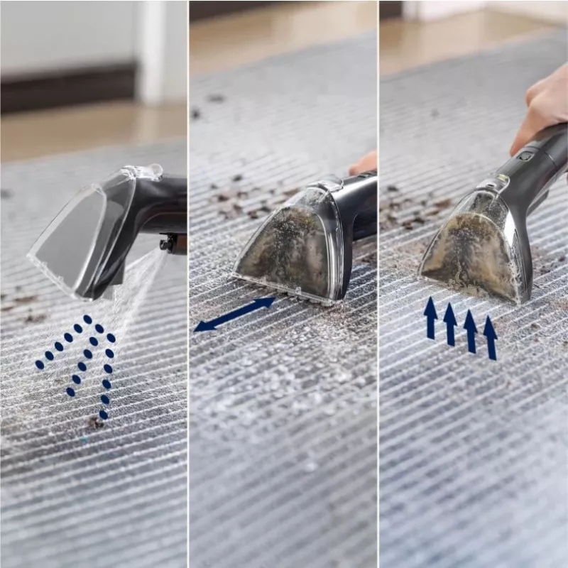 Bissell SpotClean Mini kabelloses Teppichreinigungsgerät Handgerät Schwarz, Blau