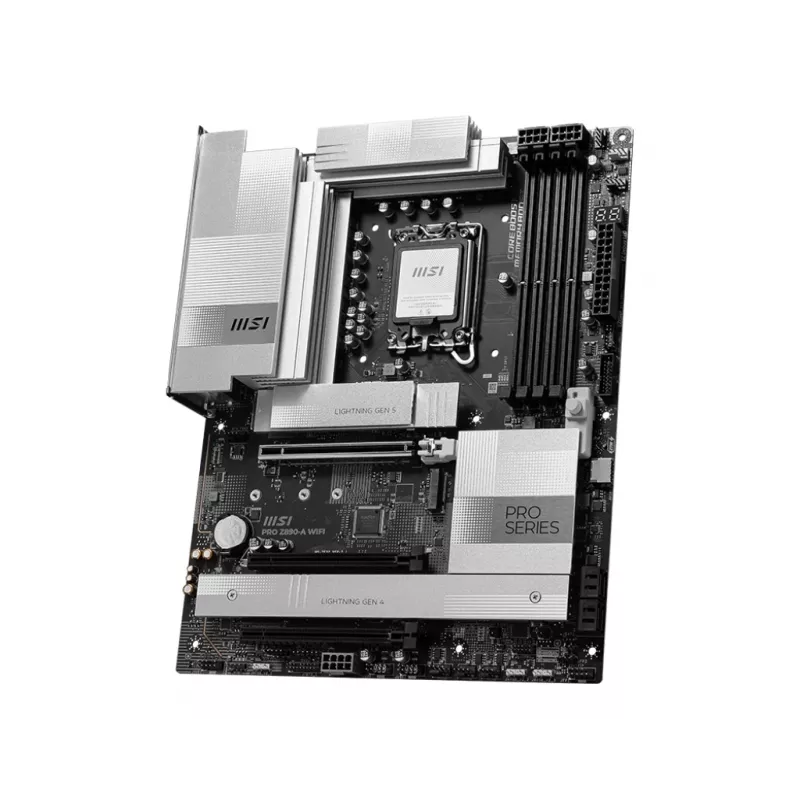 Motherboard MSI PRO Z890-A WIFI Intel Z890 LGA 1851 ATX DDR5, 4 DIMM, 256 GB, Wi‑Fi 7, 5 Gb Ethernet
