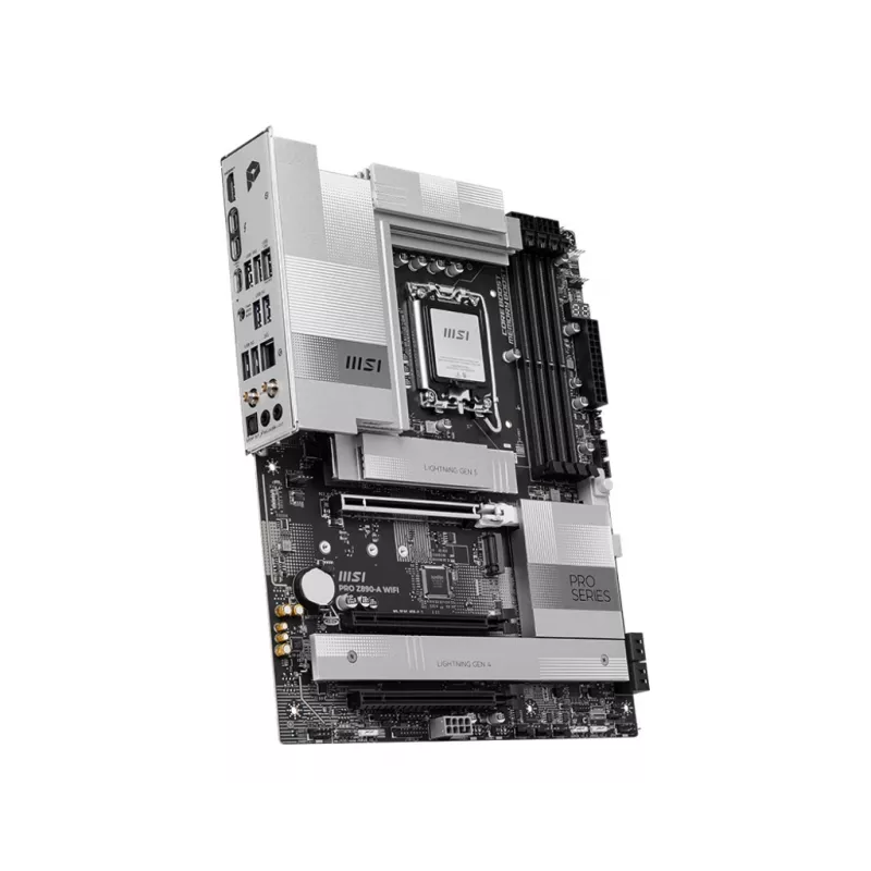Motherboard MSI PRO Z890-A WIFI Intel Z890 LGA 1851 ATX DDR5, 4 DIMM, 256 GB, Wi‑Fi 7, 5 Gb Ethernet
