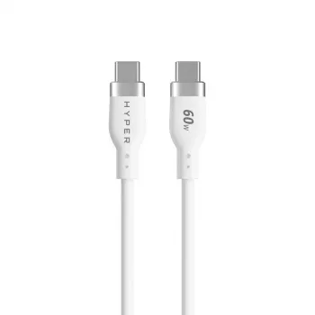 TARGUS Silicone USB-c To USB-c 60w Charging Kabel 1.5m - White