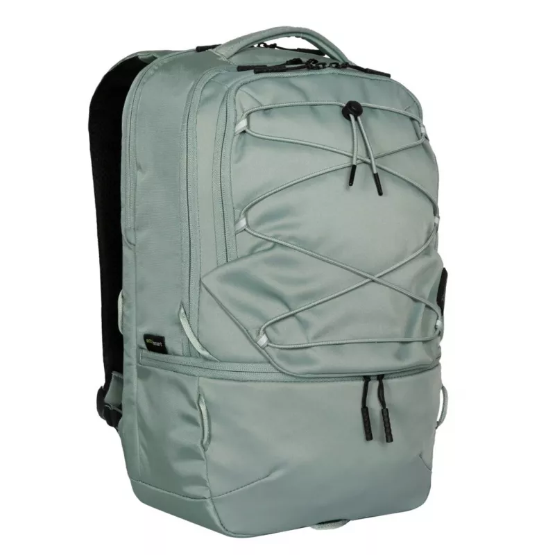 Rucksack TARGUS Work+Play Flex Ecosmart TBB65905GL für 15–16 Zoll Laptops, recyceltes Polyester, grün
