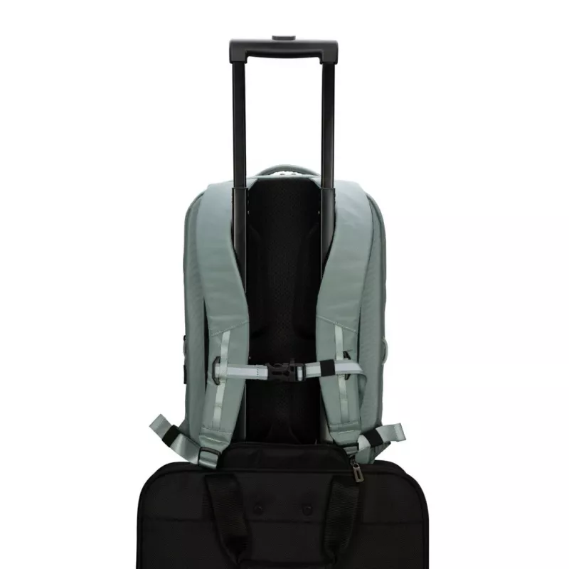 Rucksack TARGUS Work+Play Flex Ecosmart TBB65905GL für 15–16 Zoll Laptops, recyceltes Polyester, grün