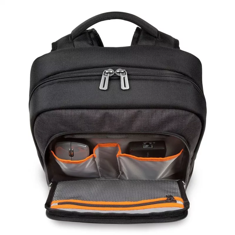 Rucksack TARGUS CitySmart Essential für Laptops bis 15,6 Zoll, Polyurethan, grau/schwarz, 750 g