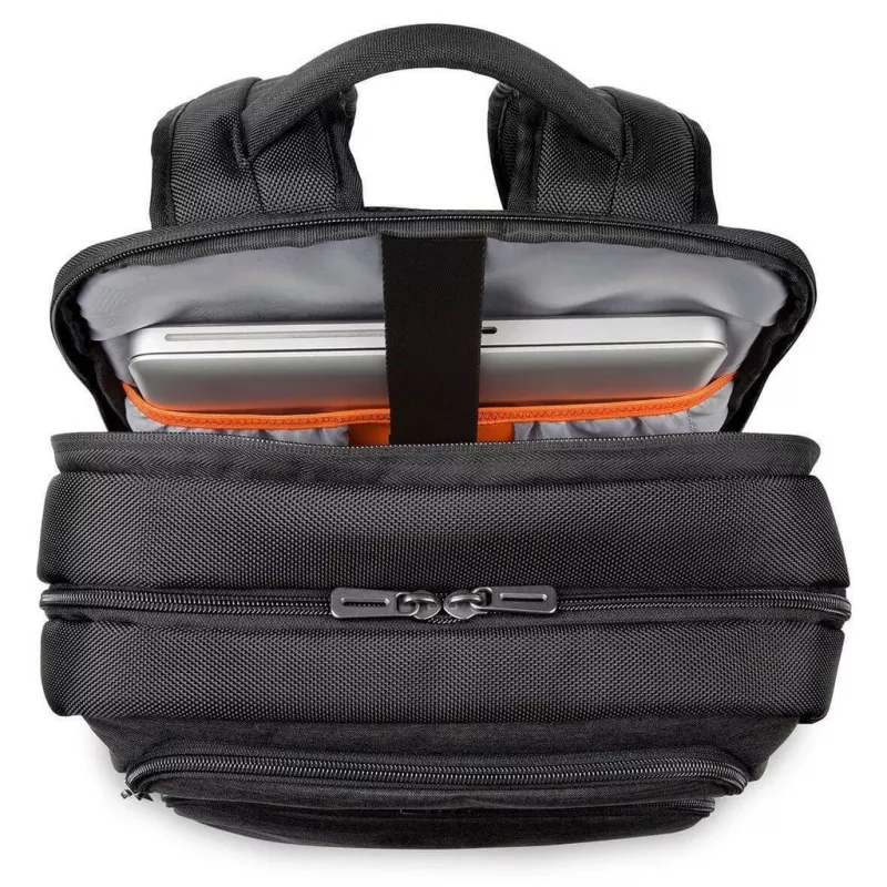 Targus CitySmart Rucksack Lässiger Rucksack Schwarz, Grau, Kunstleder, Polyurethan (PU)