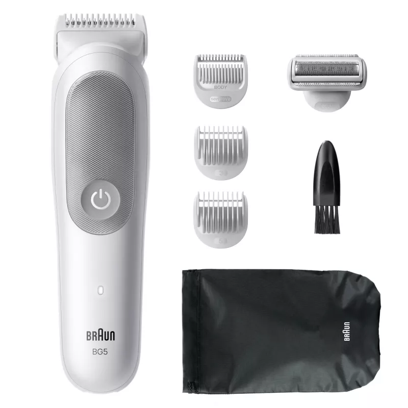 Braun Series 5 Körperhaartrimmer/Rasierer, hellgrau